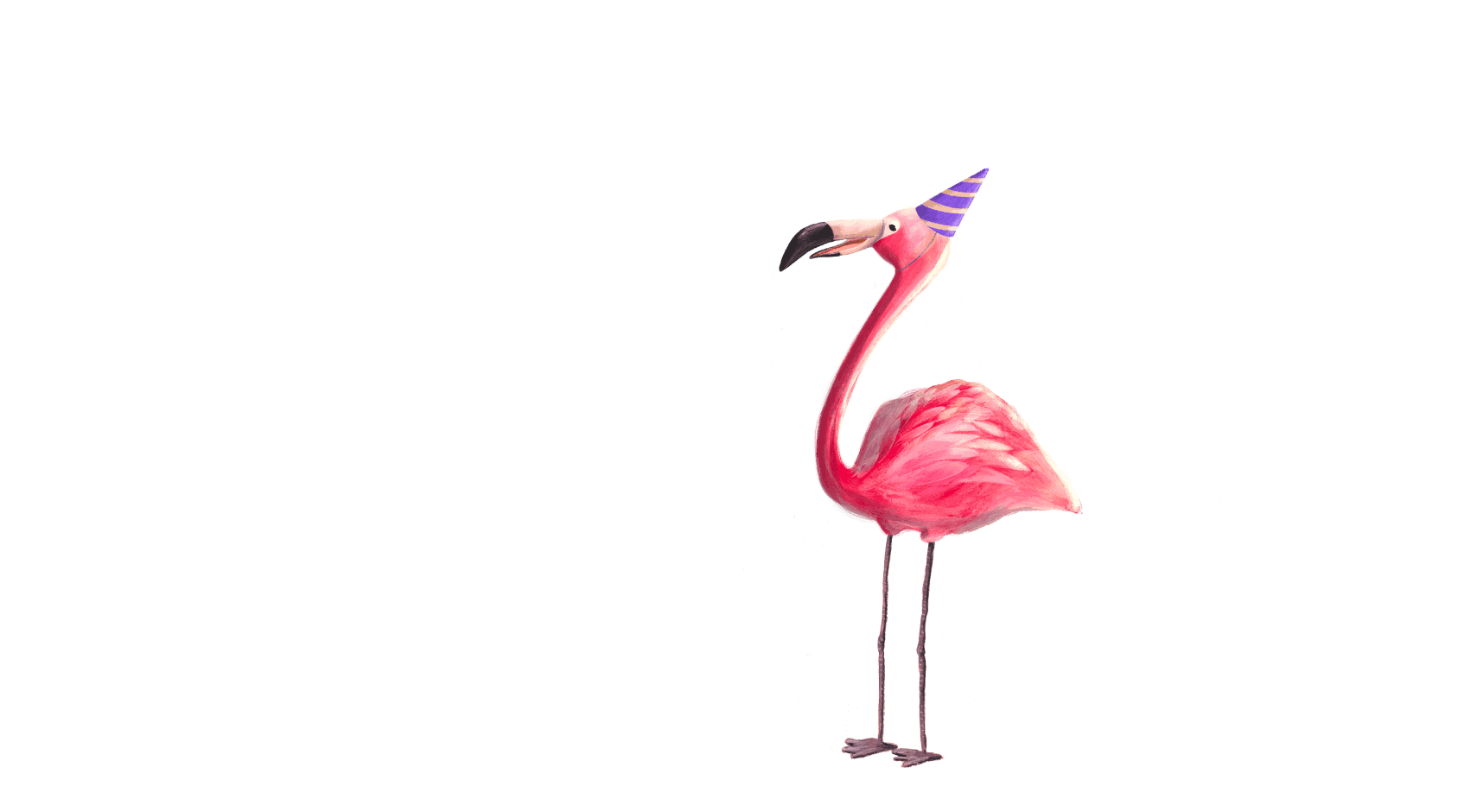 Flamingo right pink
